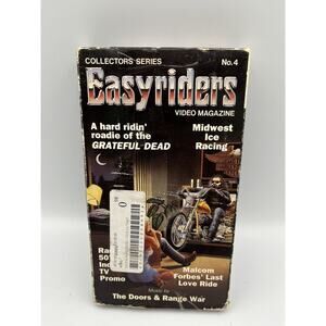 Easyriders Video Magazine VHS -Episode #4 A Hard Ridin Roadie M Forbes Last Ride